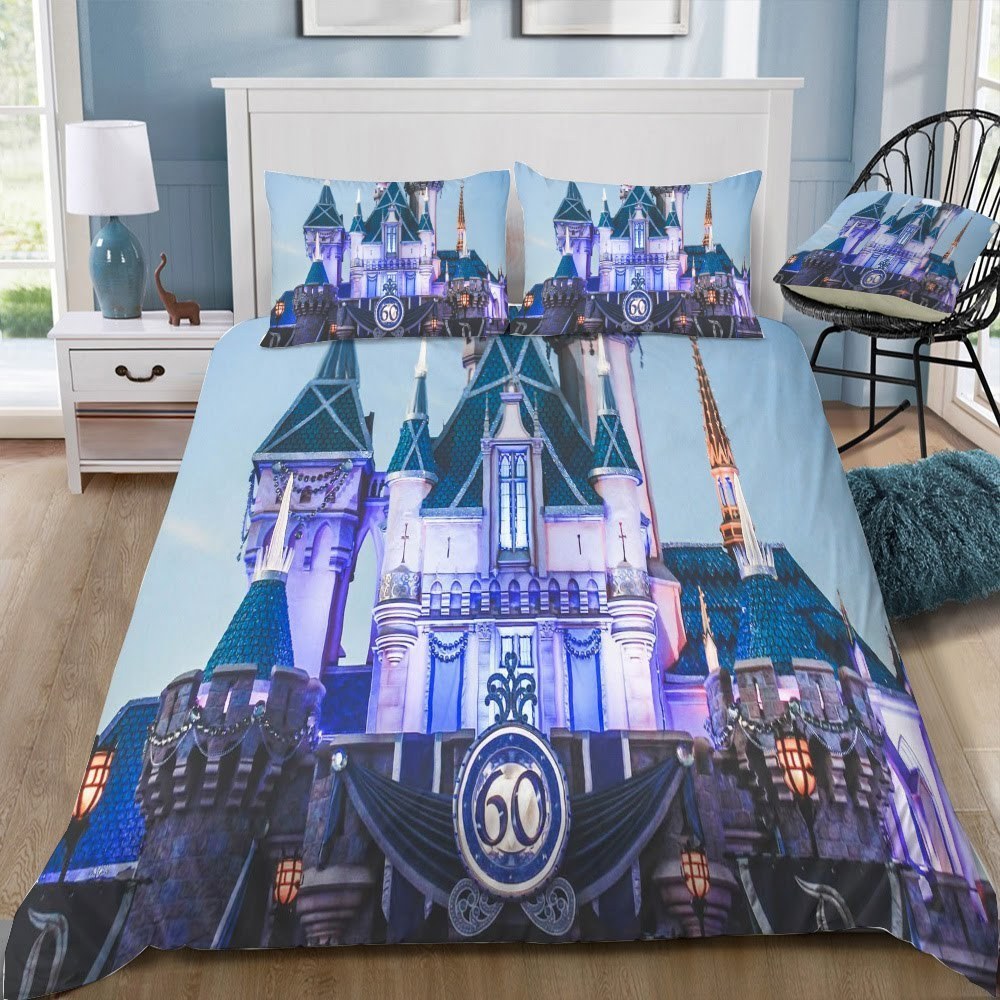 Disney Castle 100 3D Customized Duvet Cover Bedding Set