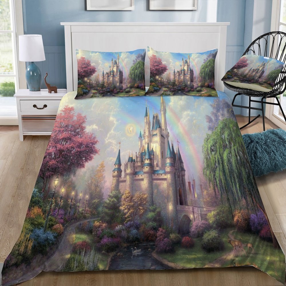 Disney Castle 101 3D Customized Duvet Cover Bedding Set