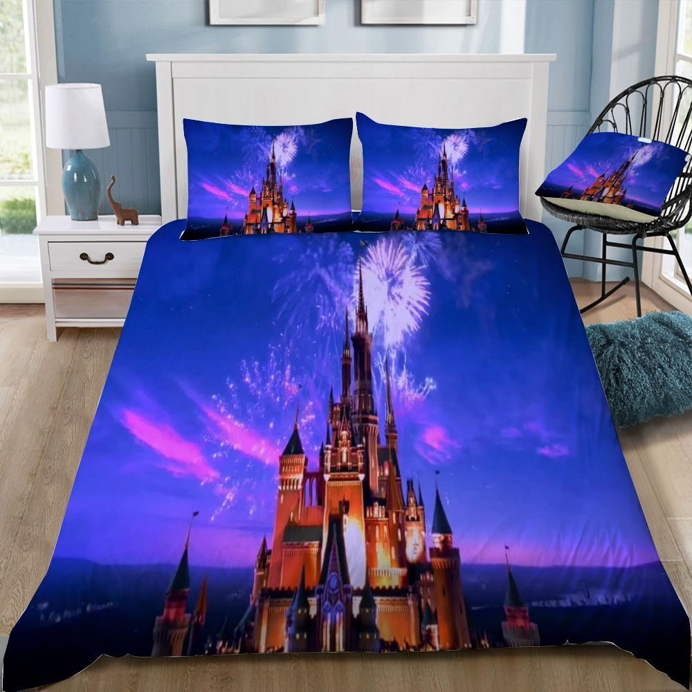 Disney Castle 102 3D Customized Duvet Cover Bedding Set