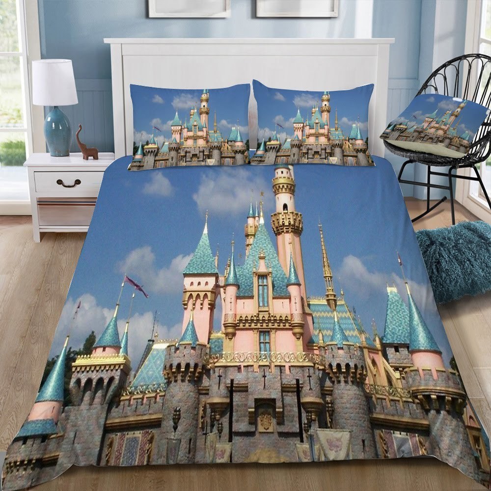 Disney Castle 105 3D Customized Duvet Cover Bedding Set