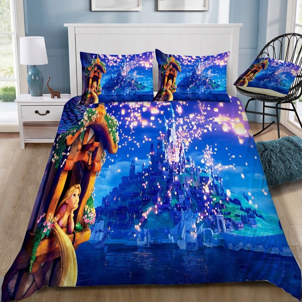 Disney Castle 107 3D Customized Duvet Cover Bedding Set