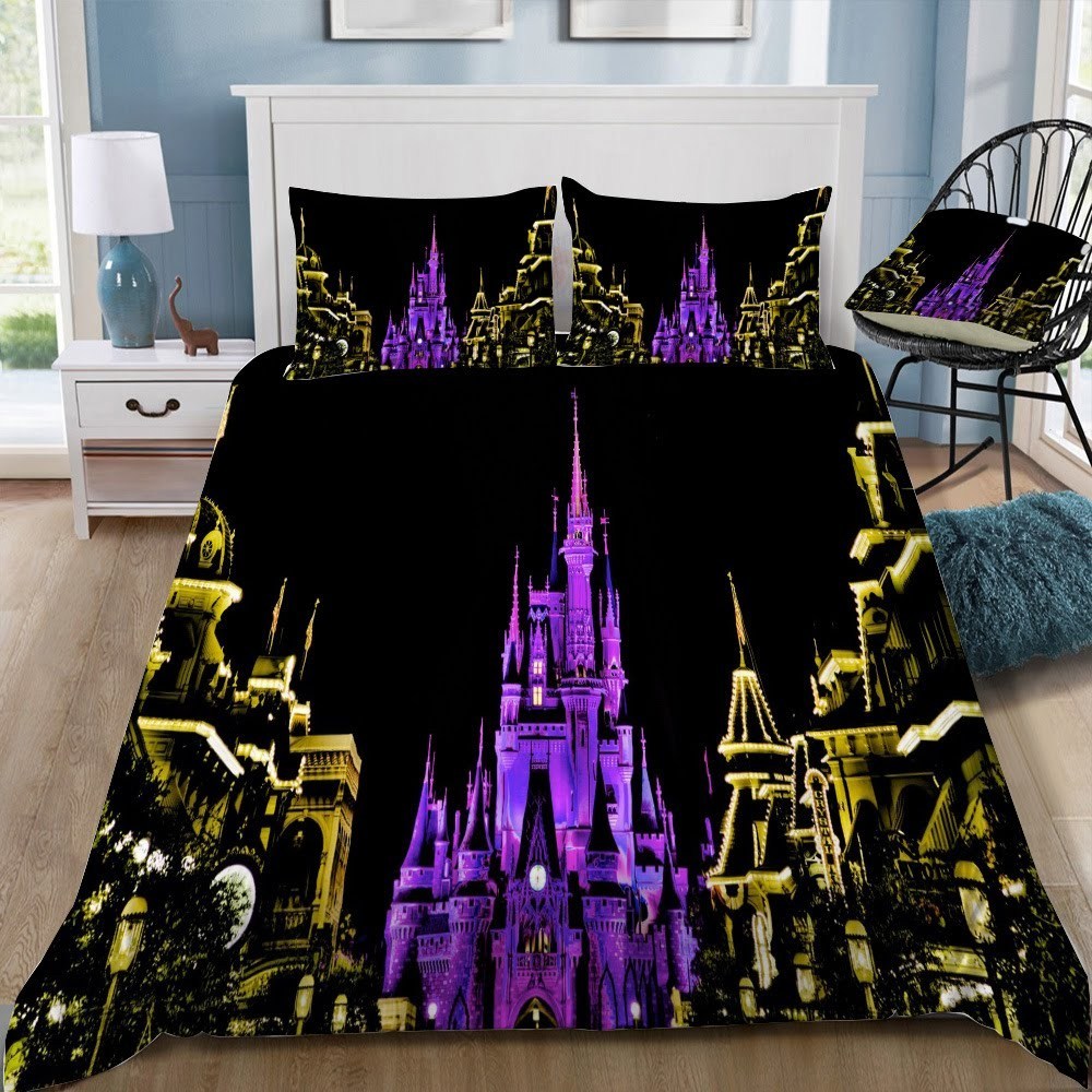 Disney Castle 10 3D Customized Duvet Cover Bedding Set