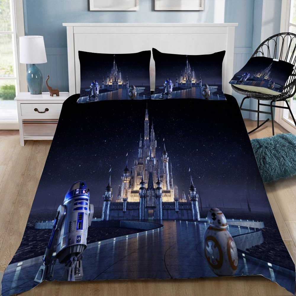Disney Castle 111 3D Customized Duvet Cover Bedding Set