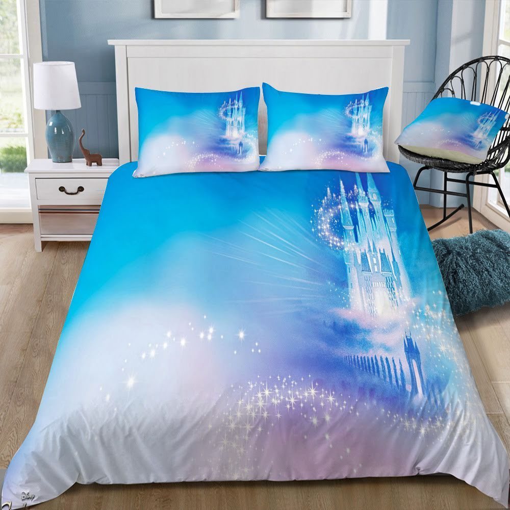 Disney Castle 116 3D Customized Duvet Cover Bedding Set