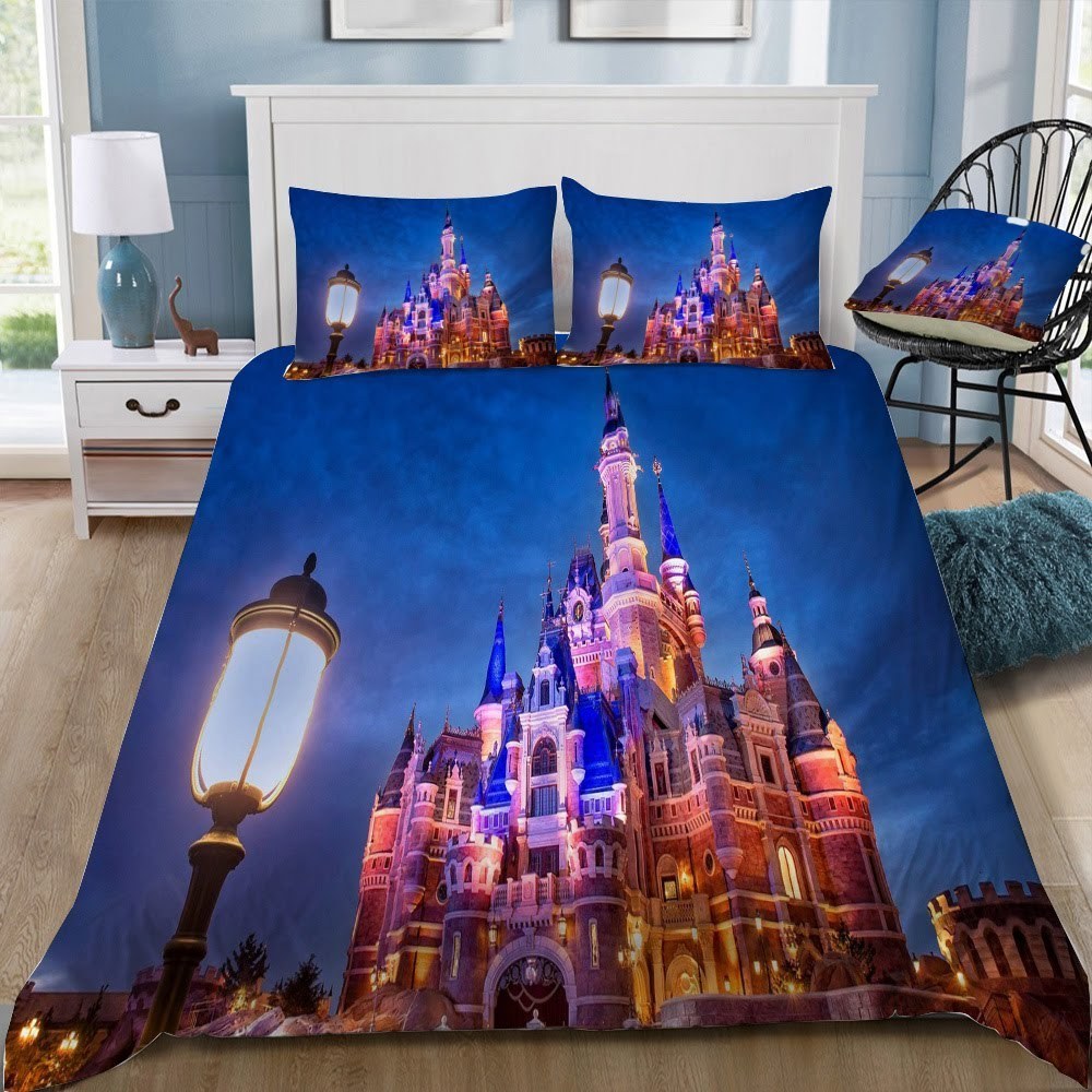 Disney Castle 122 3D Customized Duvet Cover Bedding Set