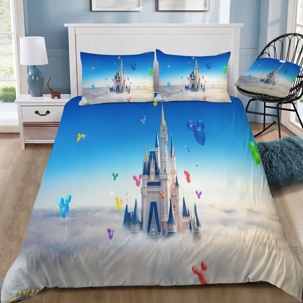 Disney Castle 123 3D Customized Duvet Cover Bedding Set