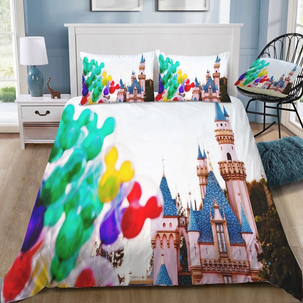 Disney Castle 127 3D Customized Duvet Cover Bedding Set