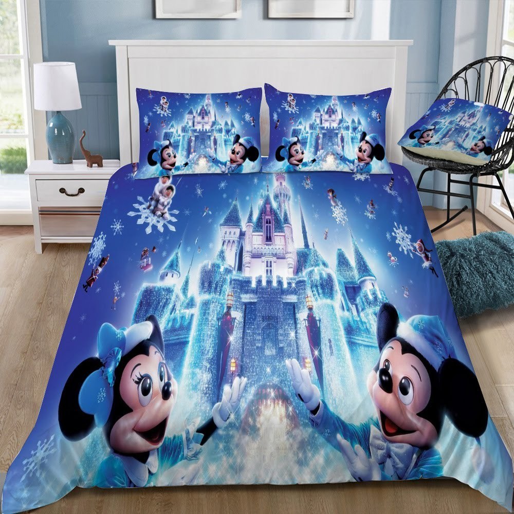 Disney Castle 12 3D Customized Duvet Cover Bedding Set