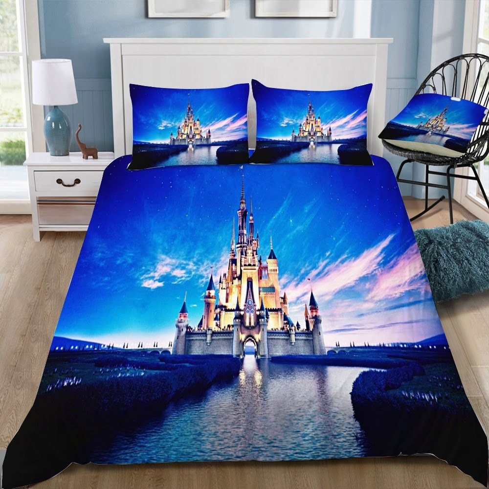 Disney Castle 139 3D Customized Duvet Cover Bedding Set