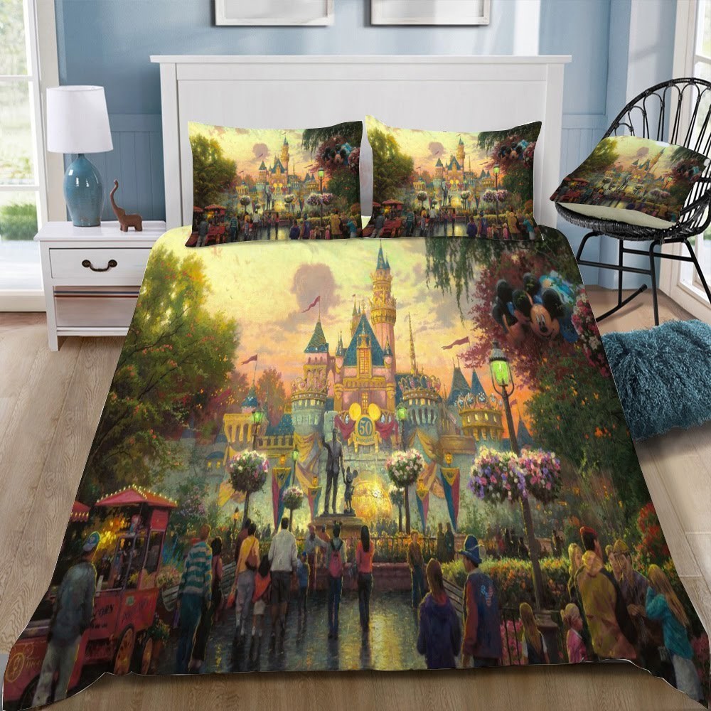 Disney Castle 13 3D Customized Duvet Cover Bedding Set