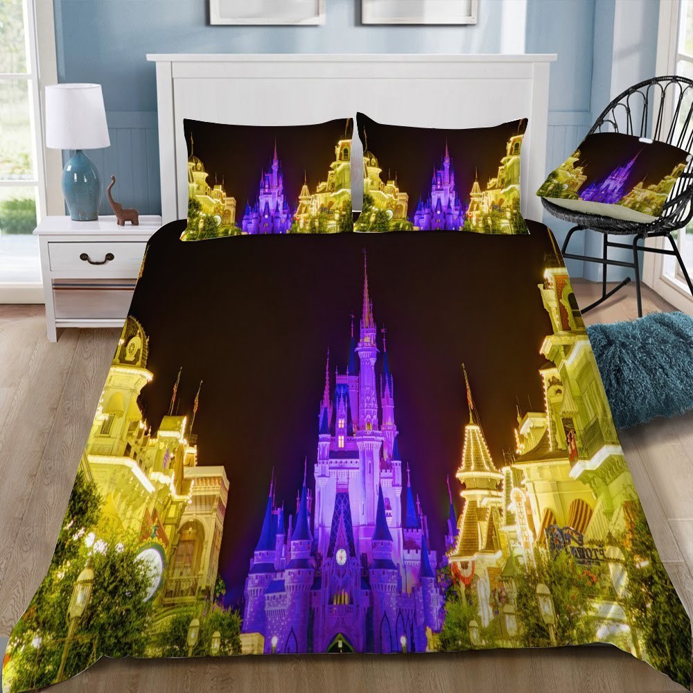 Disney Castle 18 3D Customized Duvet Cover Bedding Set