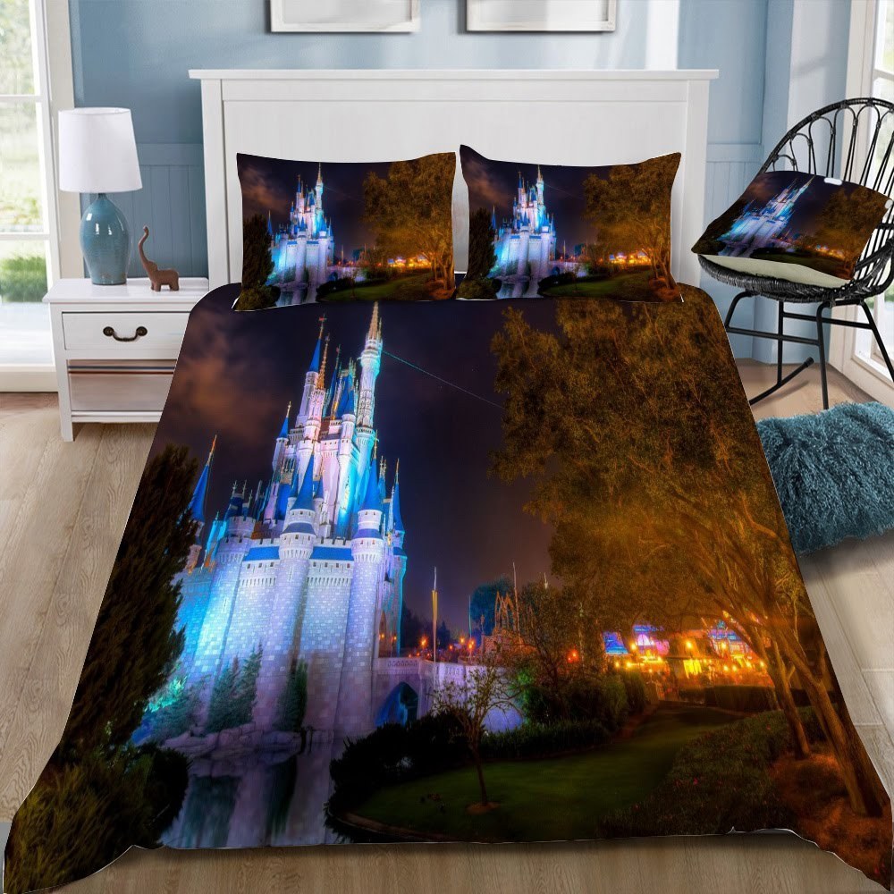 Disney Castle 26 3D Customized Duvet Cover Bedding Set