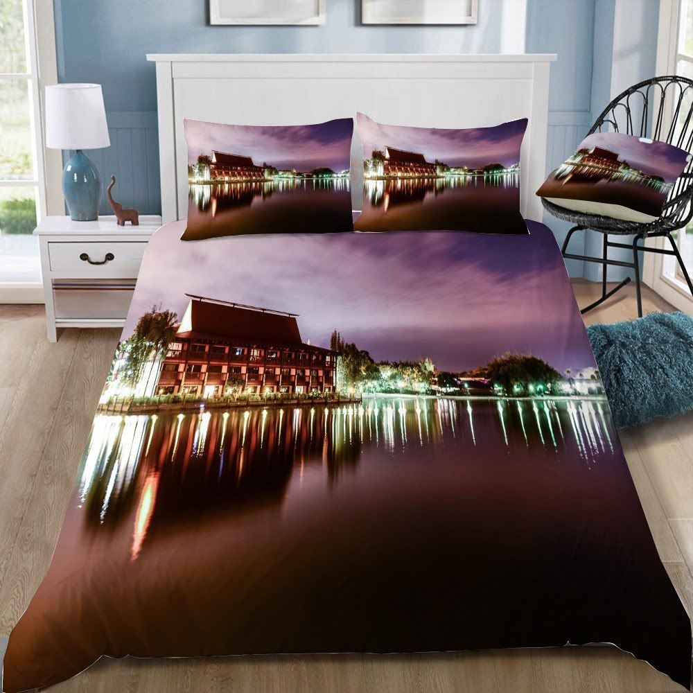 Disney Castle 38 3D Customized Duvet Cover Bedding Set
