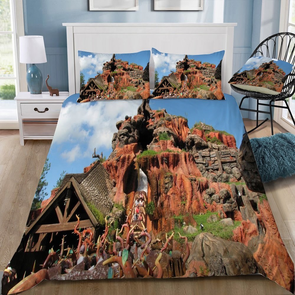 Disney Castle 3 3D Customized Duvet Cover Bedding Set