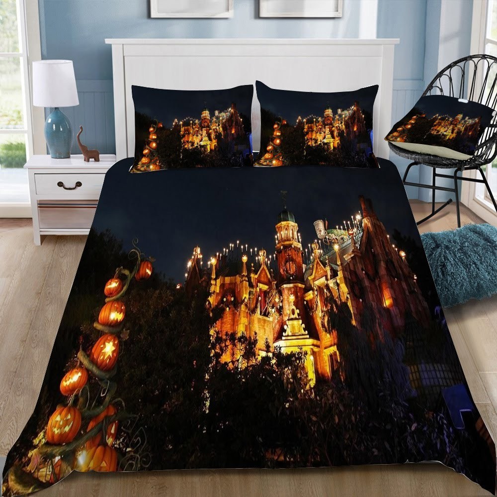 Disney Castle 3D Customized Duvet Cover Bedding Set