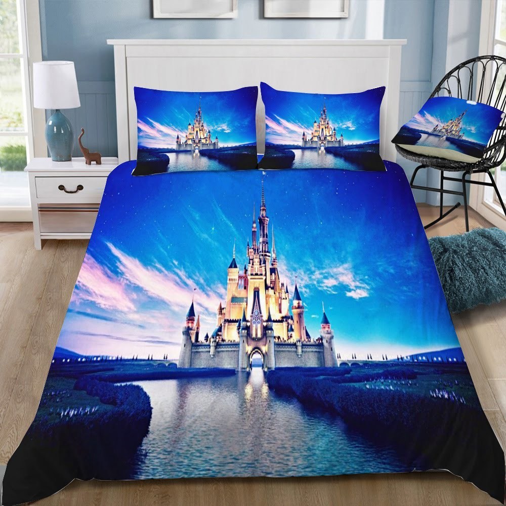 Disney Castle 87 3D Customized Duvet Cover Bedding Set