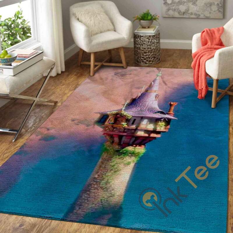 Disney Castle Area Rectangle Rug