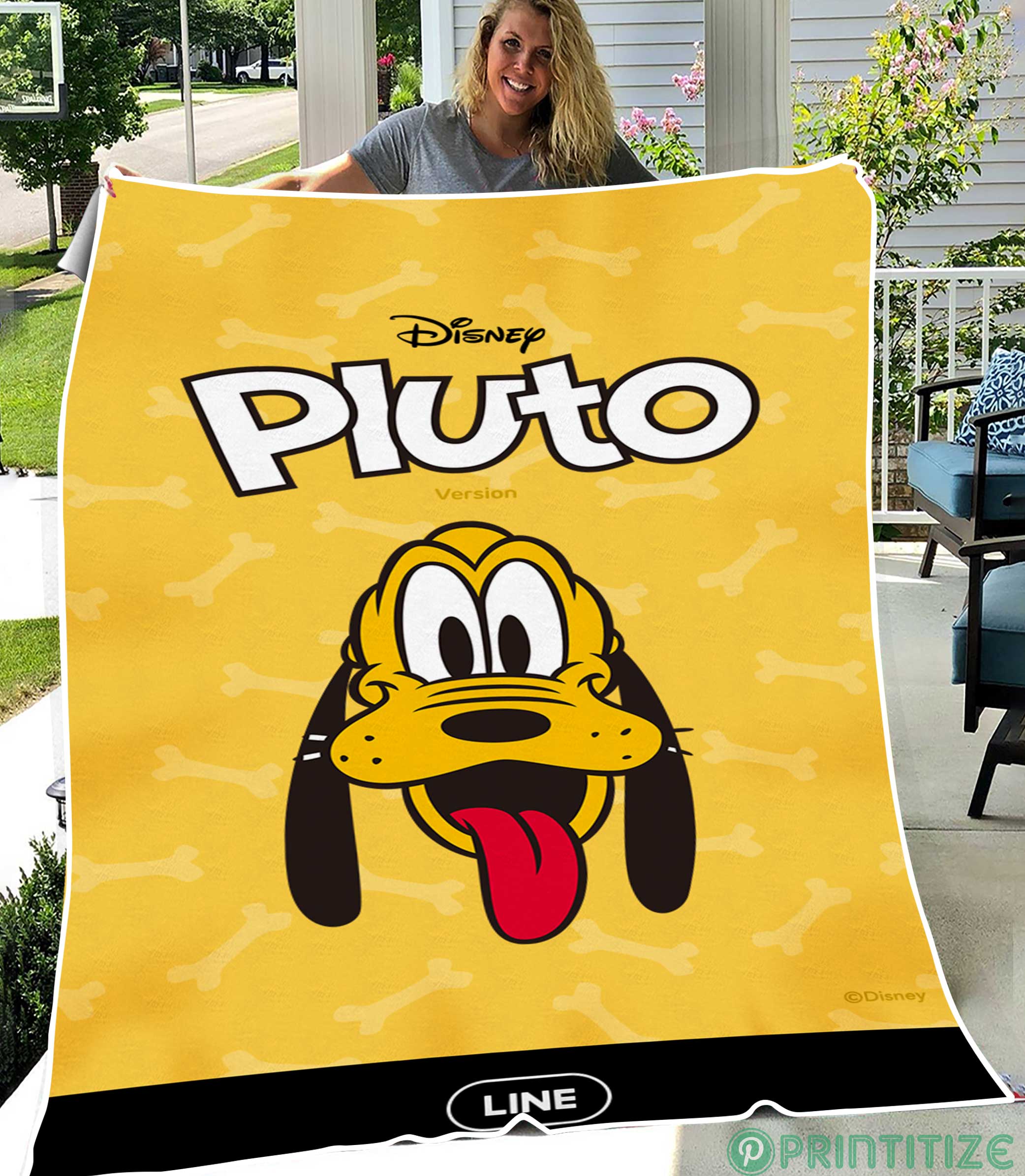 Disney Character Pluto Fleece Blanket