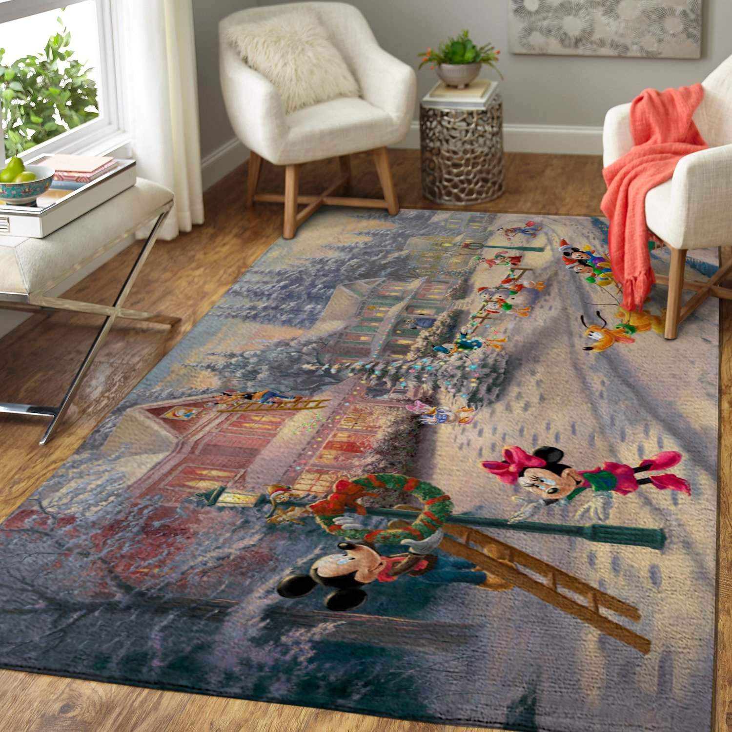 Disney Characters Mickey’s Victorian Christmas Area Limited Edition Rectangle Rug