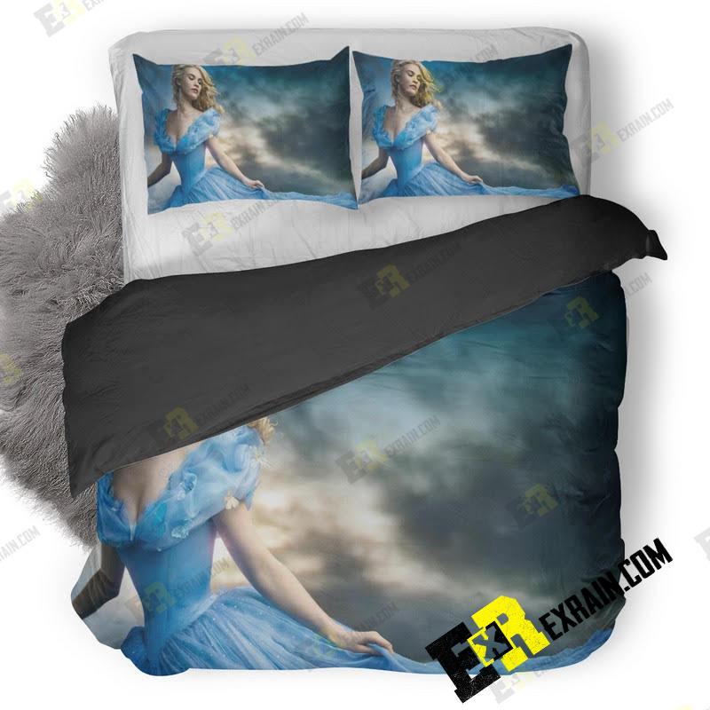 Disney Cinderella 2015 3D Customized Duvet Cover Bedding Set