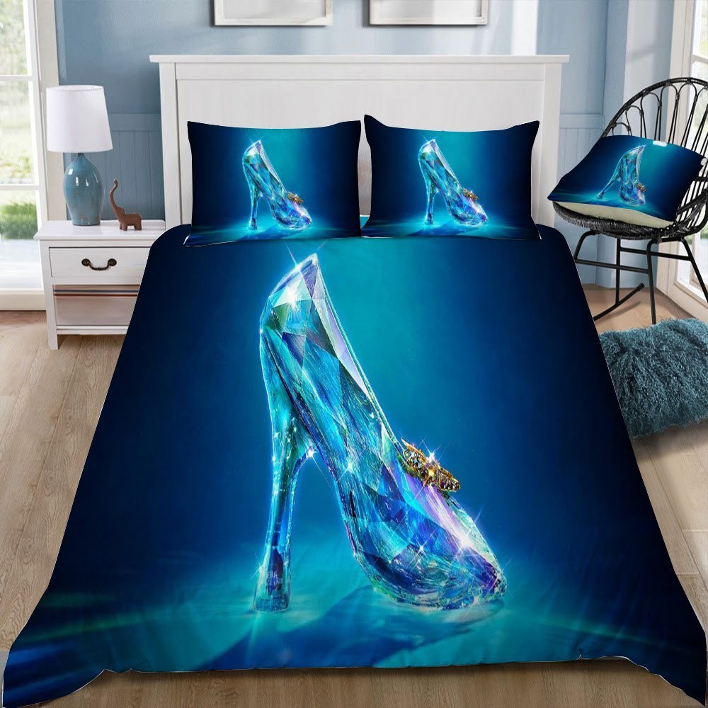 Disney Cinderella 3D Customized Duvet Cover Bedding Set