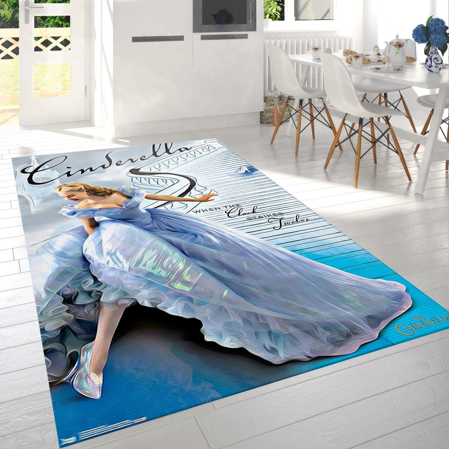 Disney Cinderella Rectangle Rug – Custom Size And Printing