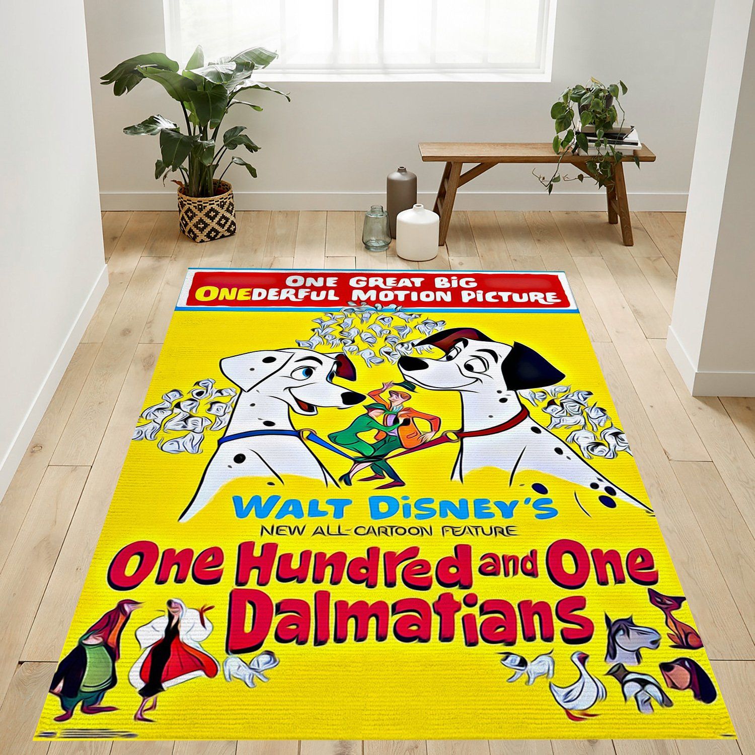 Disney Dalmatians Rectangle Rug – Custom Size And Printing