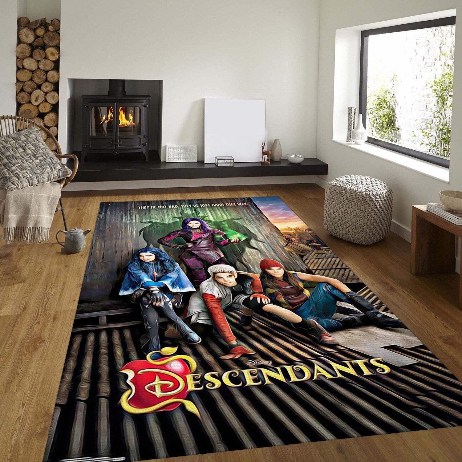 Disney Descendants Rectangle Rug – Custom Size And Printing