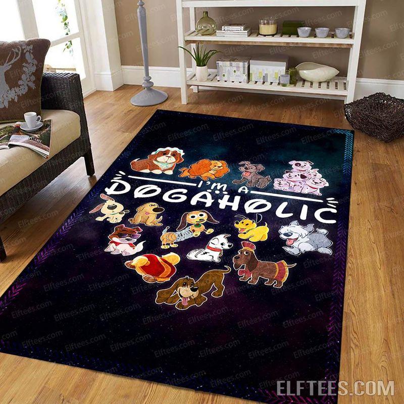 Disney Dogs Characters Lovers Floor Area Limited Edition Rectangle Rug