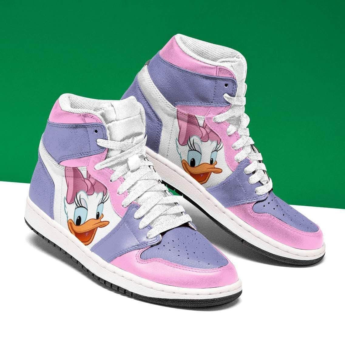 Disney Donald Duck 1 High Top Air Jordan Sneaker, Air Jordan Hightop
