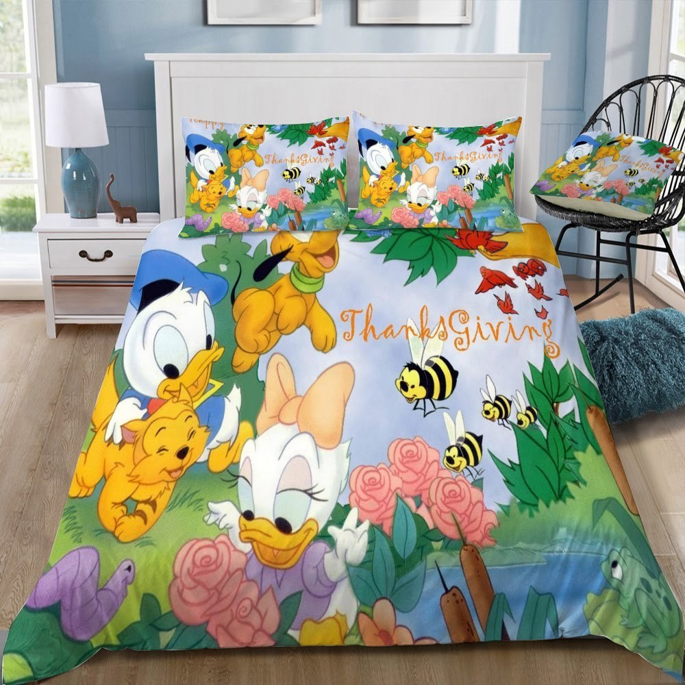 Disney Donald Duck 3D Customized Duvet Cover Bedding Set