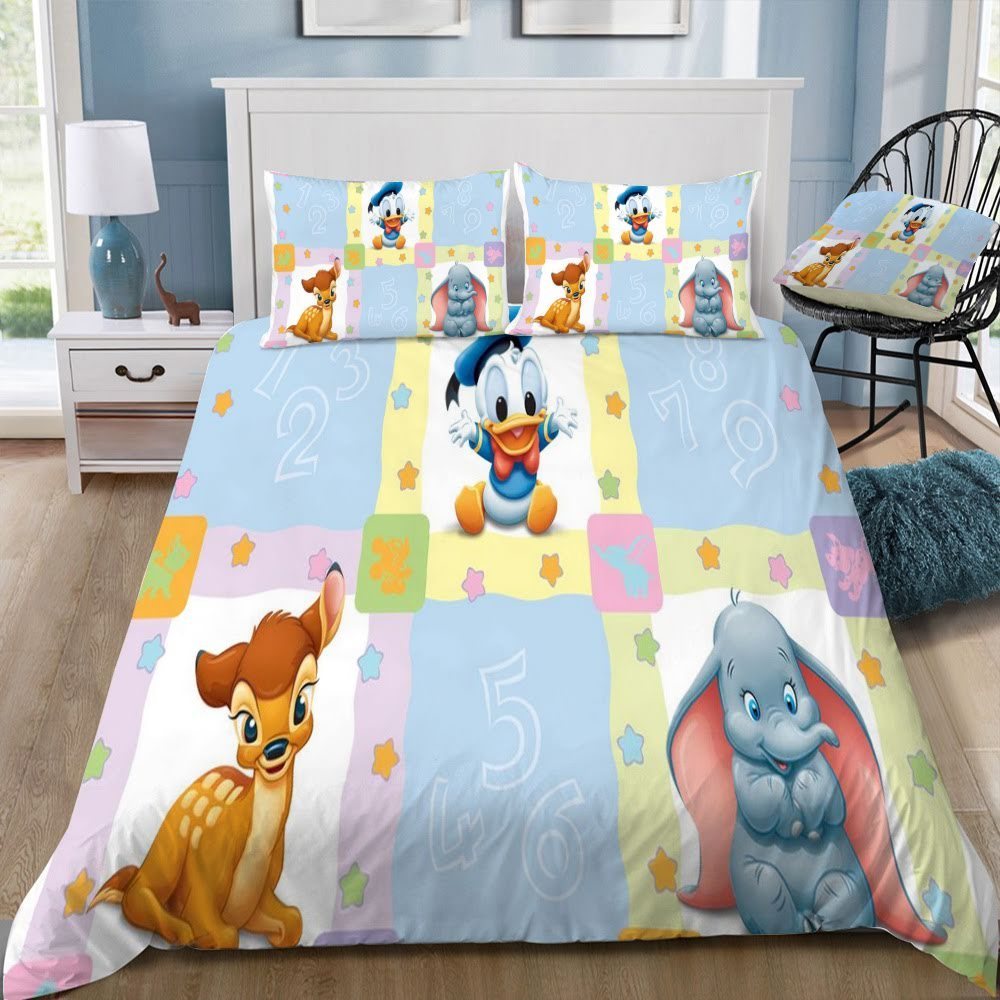 Disney Donald Duck And Friends 3D Customized Duvet Cover Bedding Set