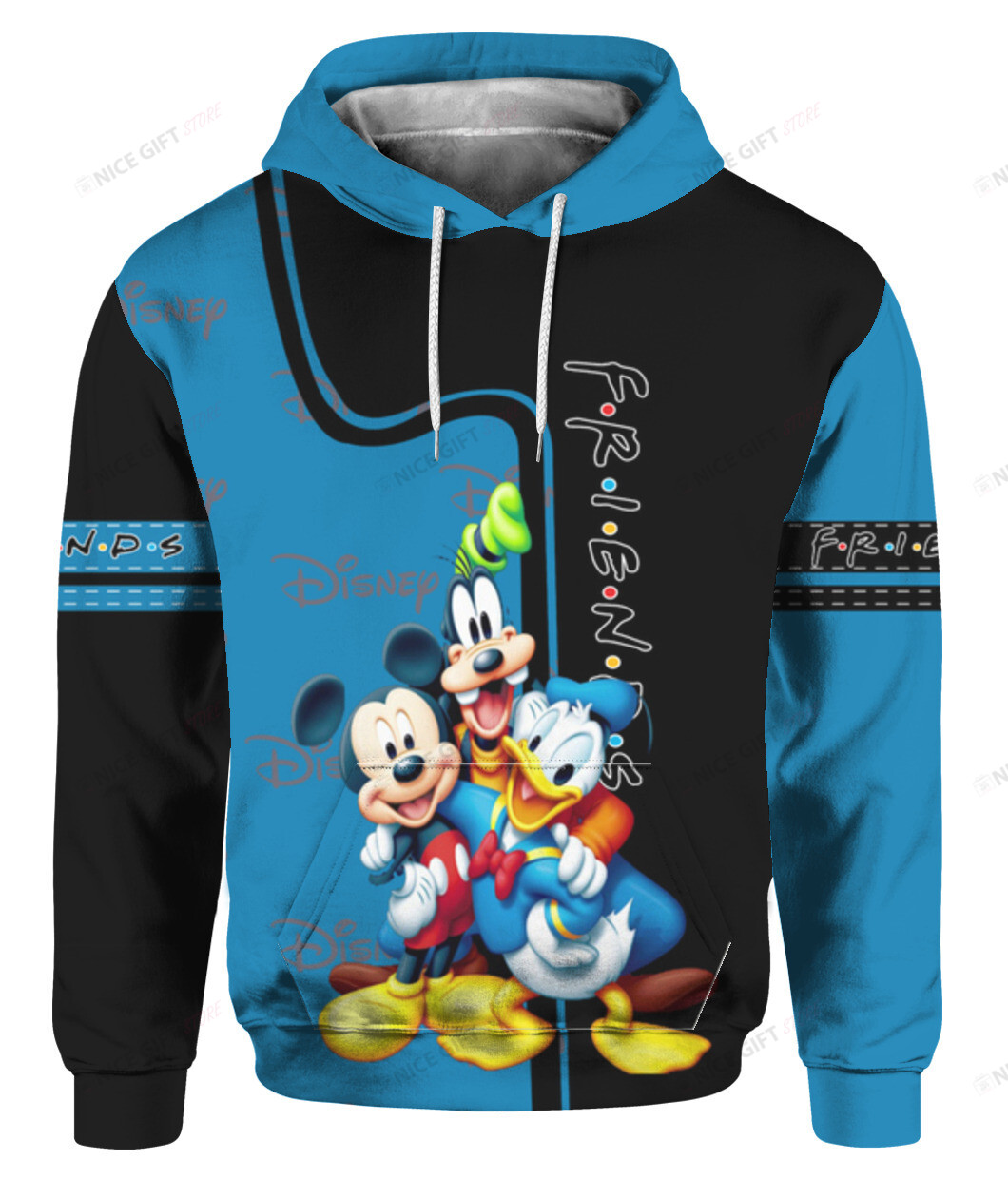 Disney F.R.I.E.N.D.S 3D Hoodie Gift For Fans