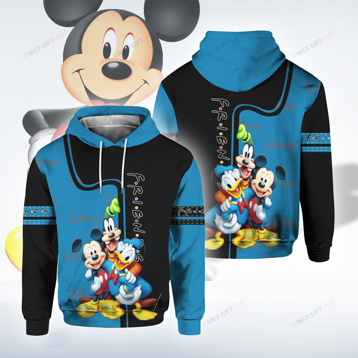 Disney F.R.I.E.N.D.S 3D Hoodie Gift For Fans