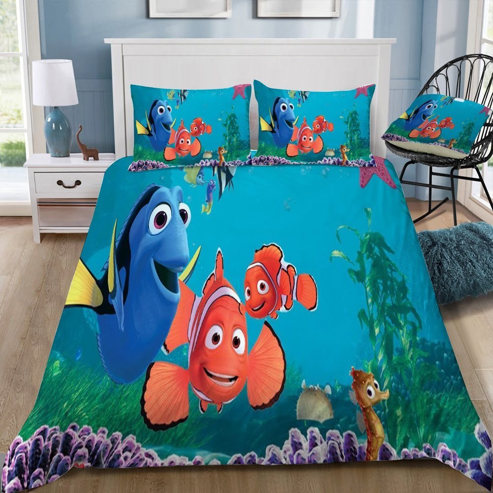 Disney Finding Nemo 3D Customized Duvet Cover Bedding Set