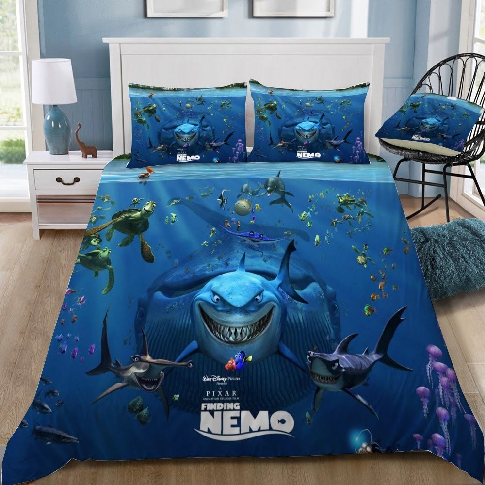 Disney Finding Nemo 3D Customized Duvet Cover Bedding Set