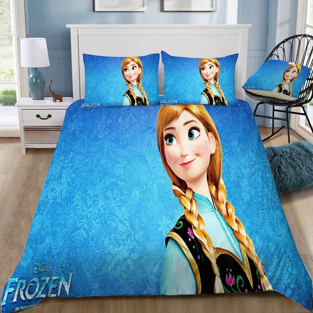 Disney Frozen 3D Customized Duvet Cover Bedding Set