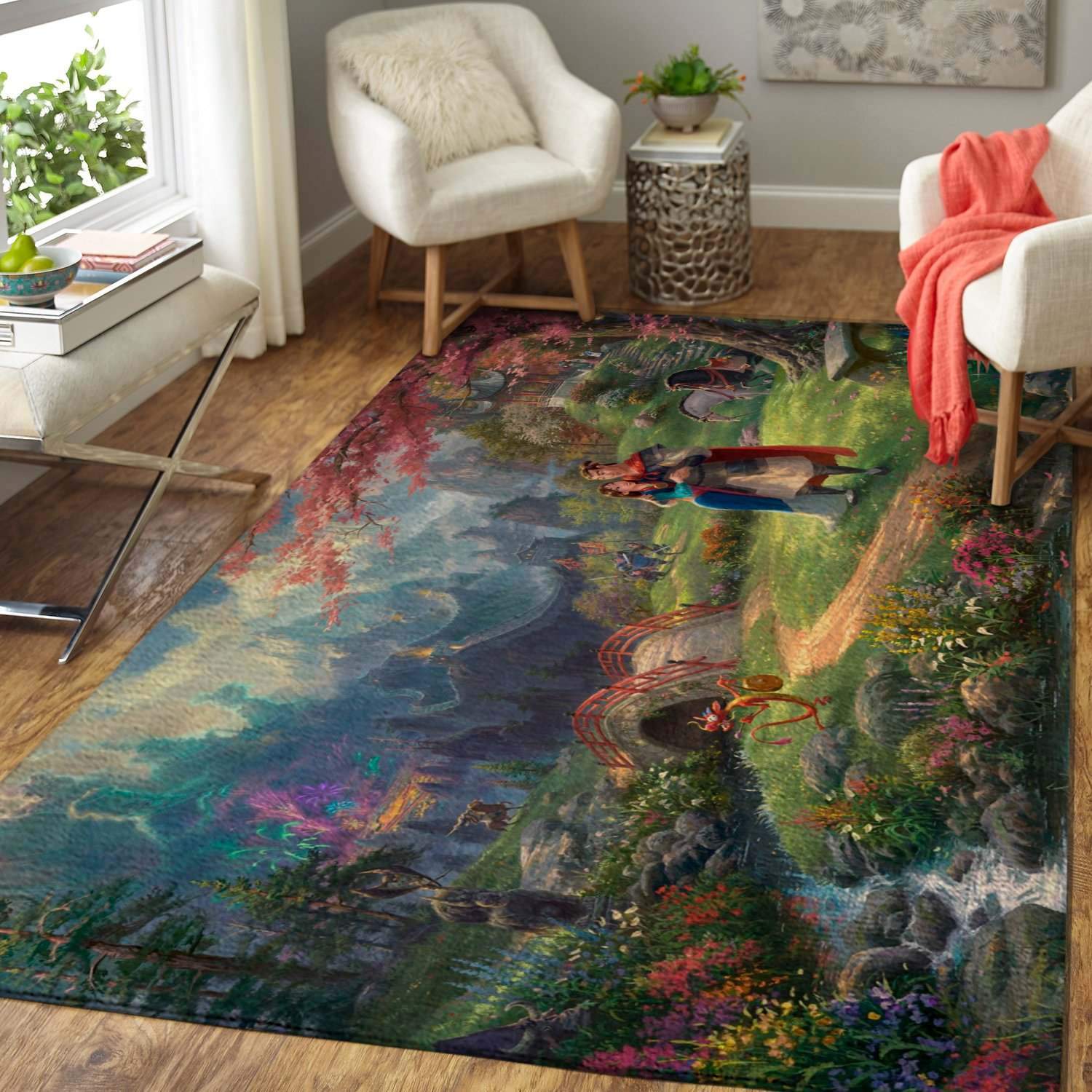 Disney Gift For Fans Mulan Area Limited Edition Rectangle Rug