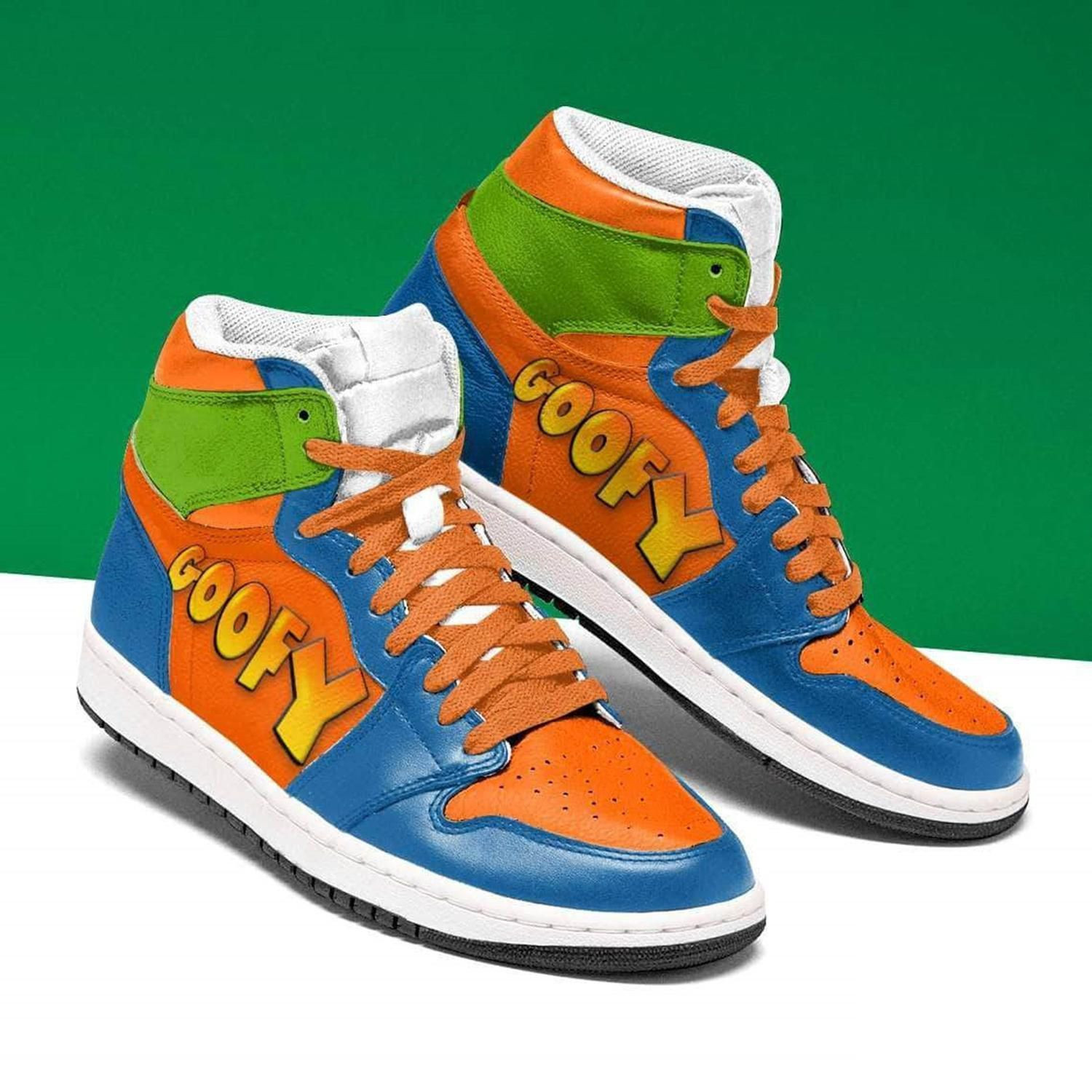 Disney Goofy High Top Air Jordan Sneaker, Air Jordan Hightop