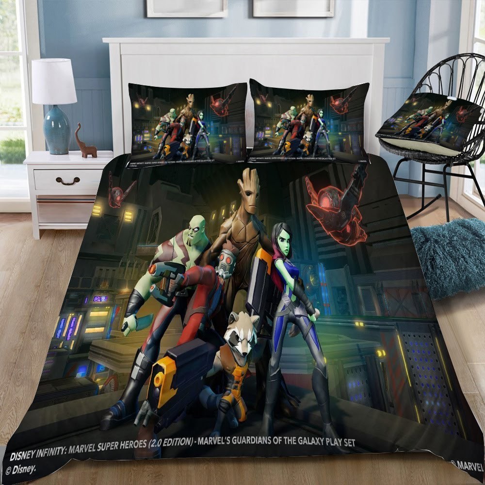 Disney Guardians Of The Galaxy 3D Customized Duvet Cover Bedding Set