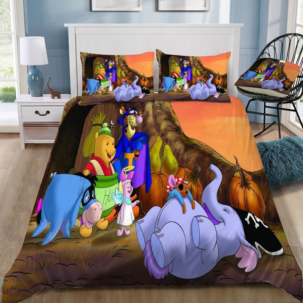 Disney Halloween 3D Customized Duvet Cover Bedding Set