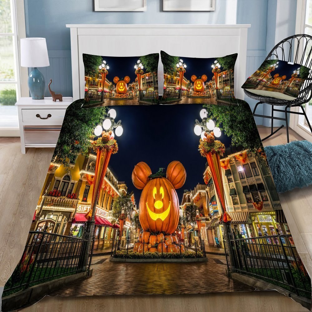 Disney Halloween 3D Customized Duvet Cover Bedding Set