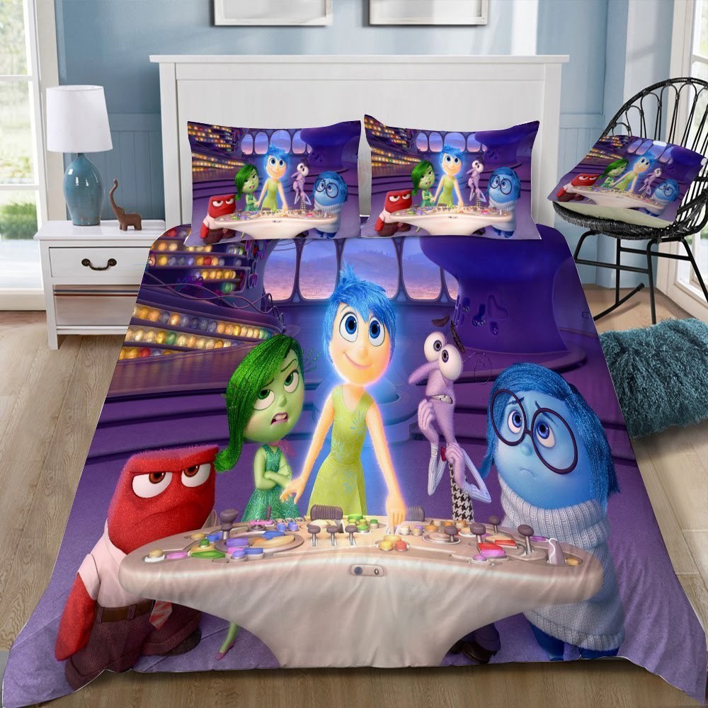 Disney Inside Out 3D Customized Duvet Cover Bedding Set