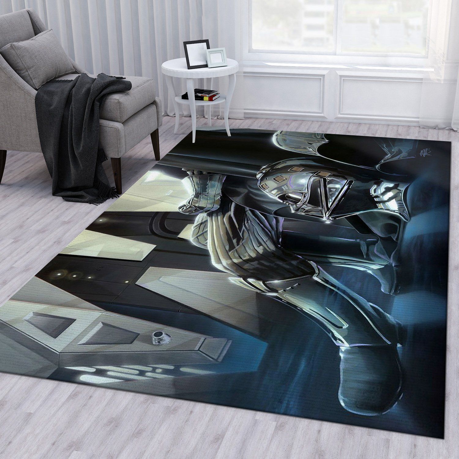 Disney Mandalorian Rectangle Rug – Custom Size And Printing