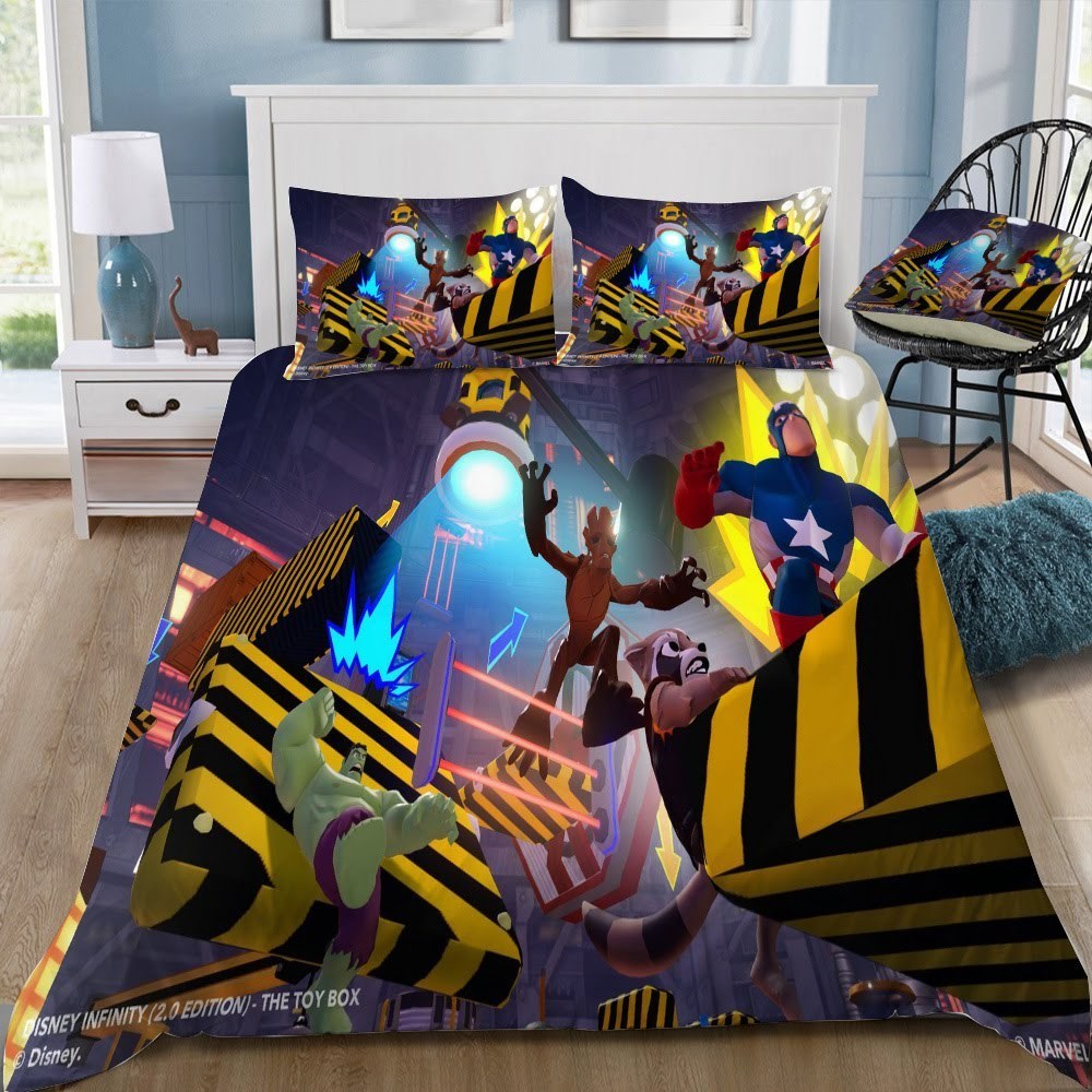Disney Marvel 11 3D Customized Duvet Cover Bedding Set