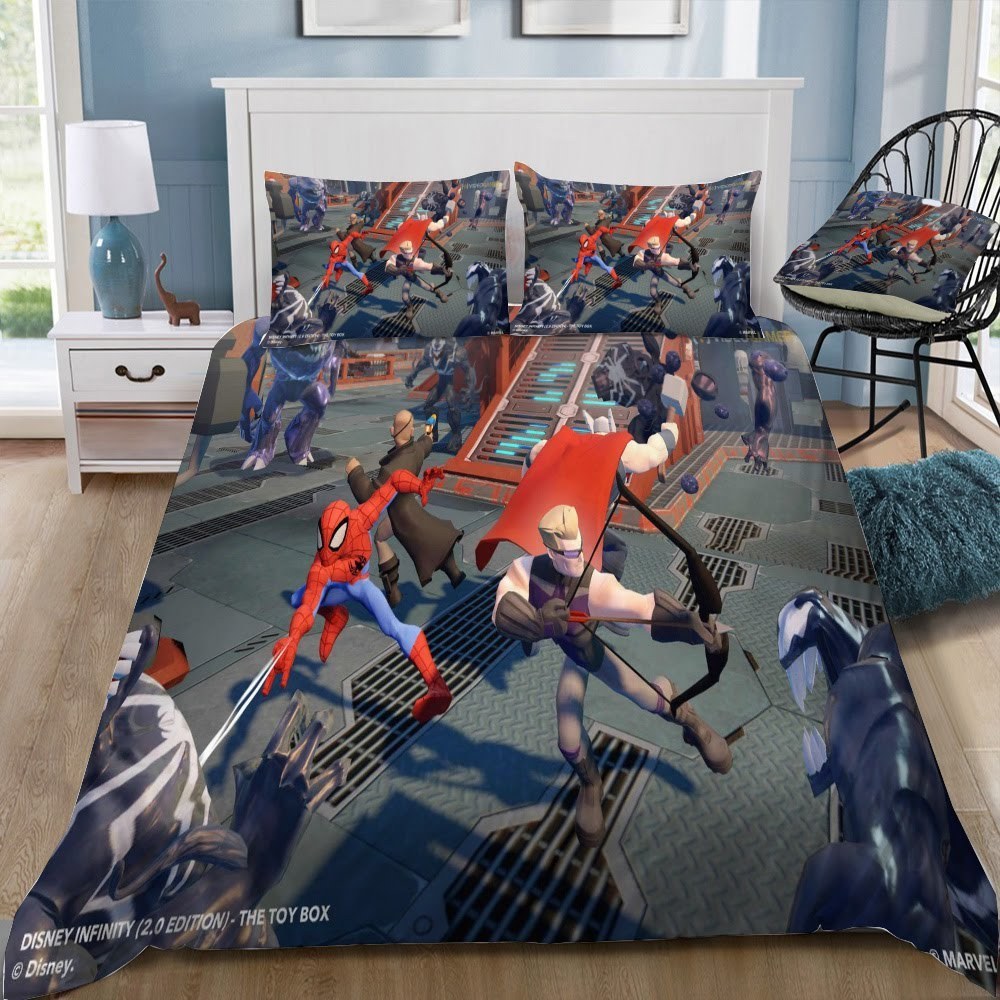 Disney Marvel 15 3D Customized Duvet Cover Bedding Set