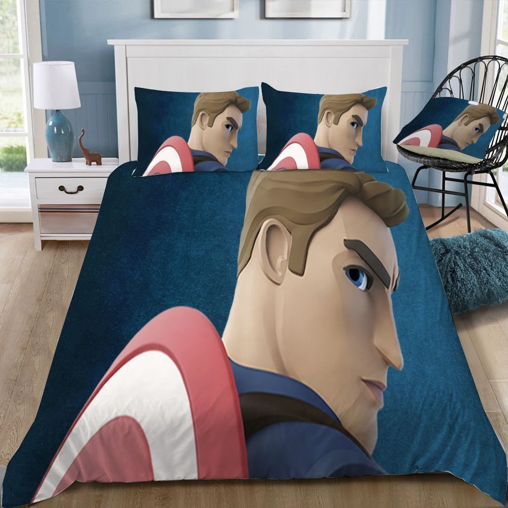 Disney Marvel 3D Customized Duvet Cover Bedding Set
