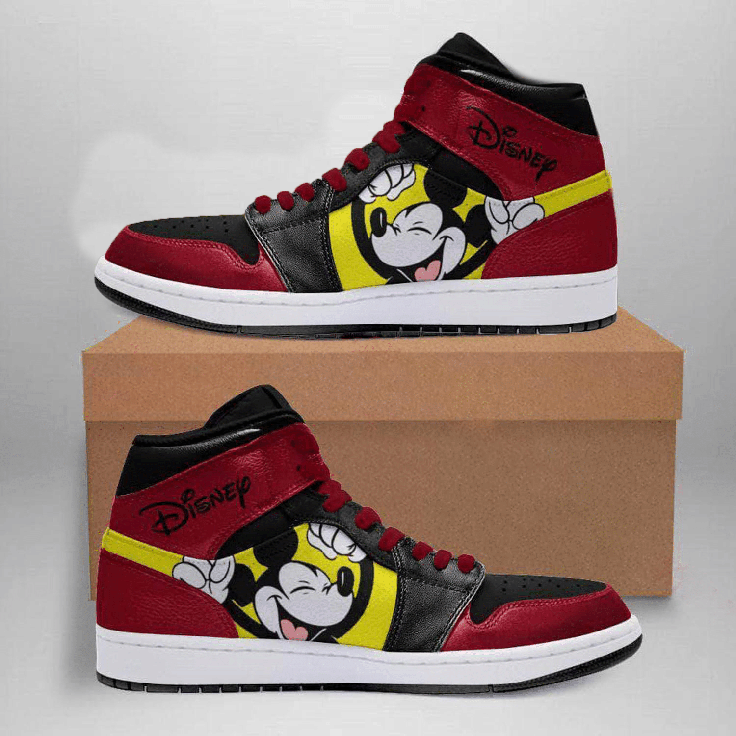 Disney Mickey Mouse 1 High Top Air Jordan Sneaker, Air Jordan Hightop