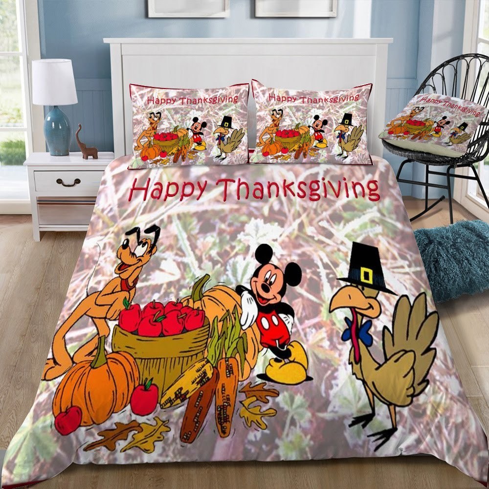 Disney Mickey Mouse 38 3D Customized Duvet Cover Bedding Set