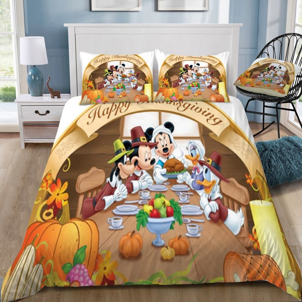 Disney Mickey Mouse 39 3D Customized Duvet Cover Bedding Set